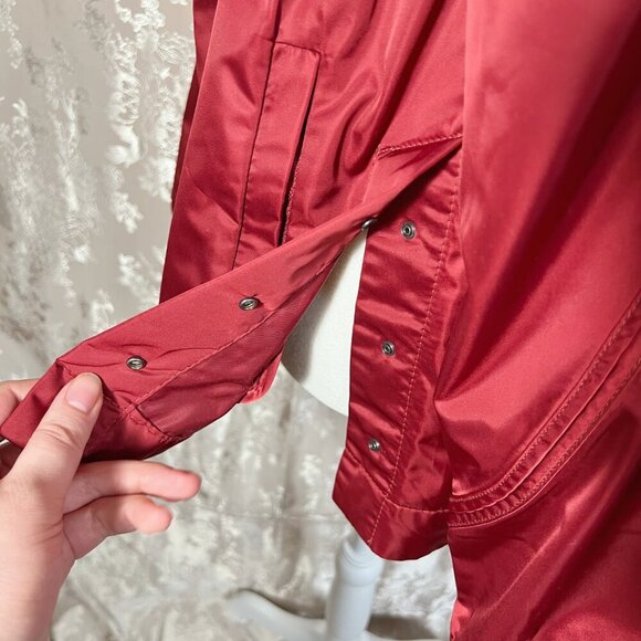Athleta Escape Jacket in Canyon Red Rain Coat Windbreaker Running Jacket Size XS - Picture 10 of 11